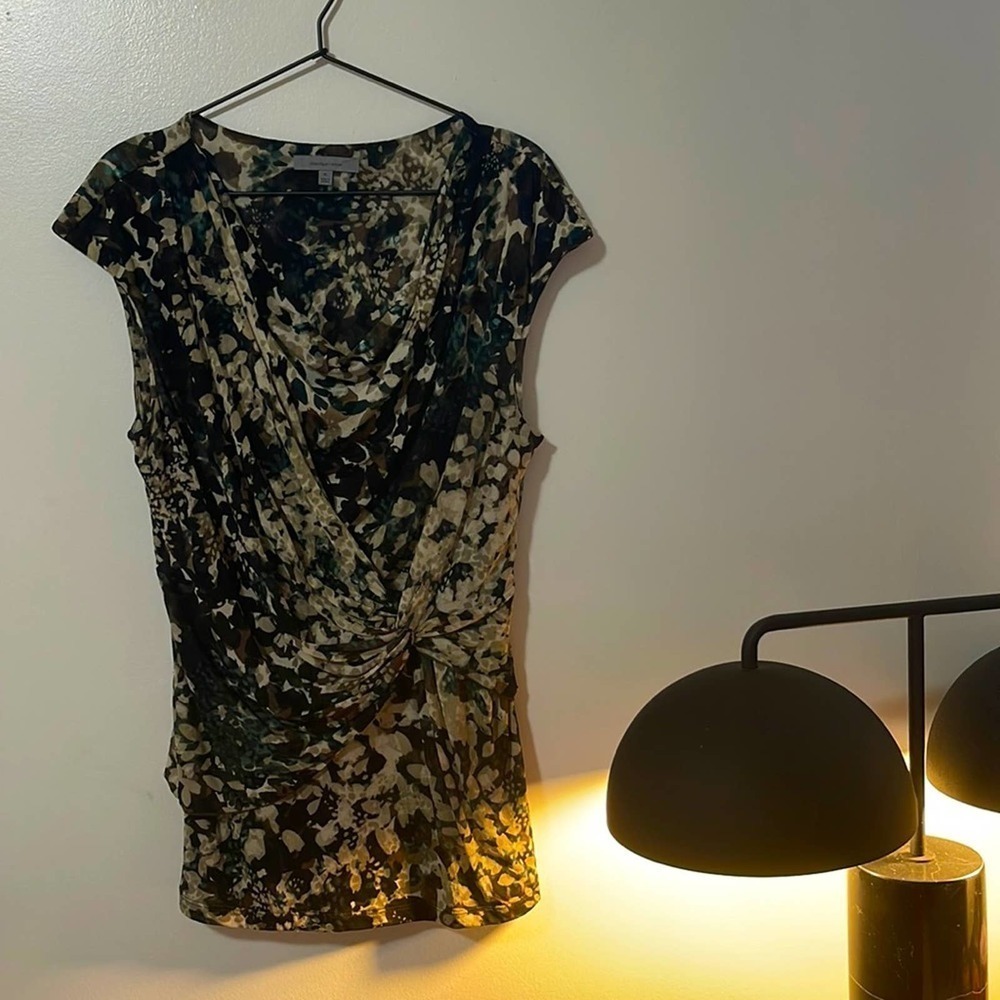 Classiques entrier sleeveless print blouse XL